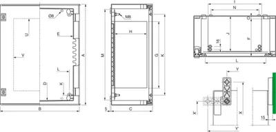 Immagine prodotto di Armadio a muro Schneider Electric NSYPLM75TG