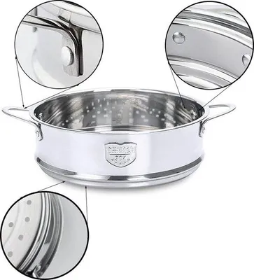 Produktbild von Kochtopf Dampfgarer, Gesund kochen, Easy