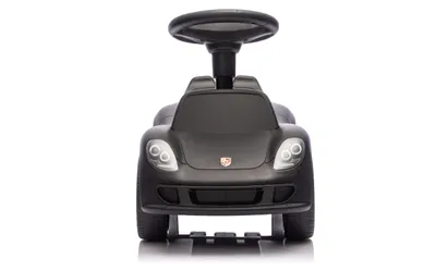 Image de Lebula : voiture à pousser sous licence Porsche pour enfants, voiture noire à pousser