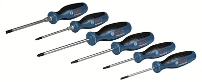 Zdjęcie produktu dla Zestaw wkrętaków Bosch Combo Kit, 6-częściowy, SL/PH/PZ/TX 1600A02CV3