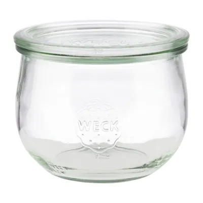 Produktbild von APS-Germany Weck-Gläser mit Deckel, 6er Set, Behälter, Rund, 0,58 l, Transparent, Glas, Glas