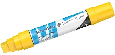 Produktbild von Schneider Acrylmarker Paint-It 330 15mm gelb