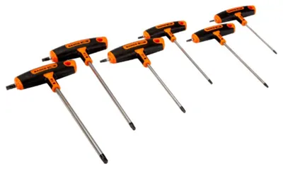 Produktbild von Bahco Satz Schraubendreher mit T-Griff für TX - Schrauben T10 - T40 - 6-tlg.