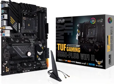Produktbild von ASUS 90MB19U0-M0EAY0 TUF GAMING B550-PLUS WIFI II AMD B550 Socket AM4 ATX