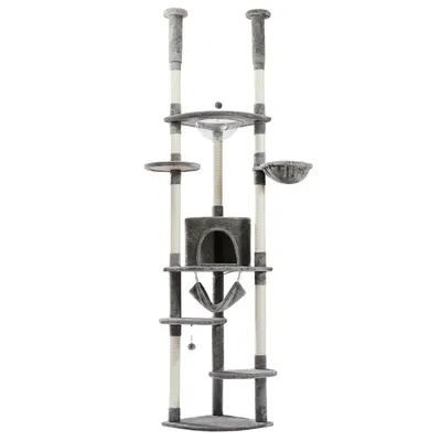 Produktbild von Katzenbaum, verstellbare Höhe, robuste Konstruktion, AMT0119GY-HW
