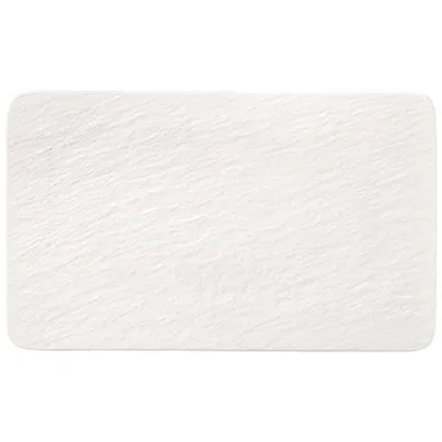 Produktbild von Villeroy & Boch Rock Blanc, Schieferplatte, Porzellan, Weiß, Rechteckig, 280 mm, 170 mm