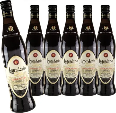 Produktbild von Rum LEGENDARIO Elixir de Cuba - 6er Sparpack