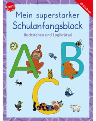 Obrázek produktu pro Mein superstarker Schulanfangsblock. Buchstaben und Logikrätsel