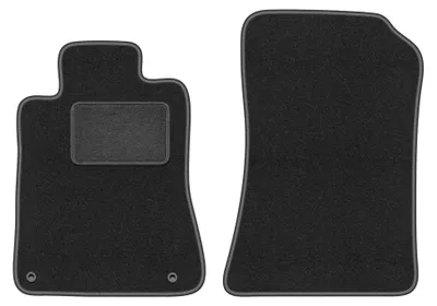 Immagine prodotto di Tappetini anteriori in moquette per Mercedes SL R129 1998-2002 (roadster) – 2 pezzi, grigio grafite, su misura – Wielganizator LUX