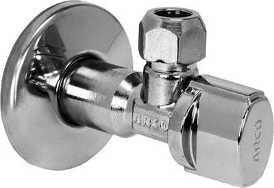 Zdjęcie produktu dla Zawór kątowy kulowy 1/2", chromowany