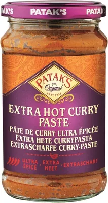 Produktbild von PATAK'S Extra Scharfe Currypaste 283g | Extra Hot Curry Paste