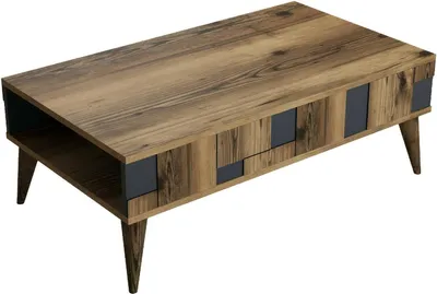 Produktbild von Dmora Couchtisch Kitalpha 105x60x37,6 cm Braun ein Fach