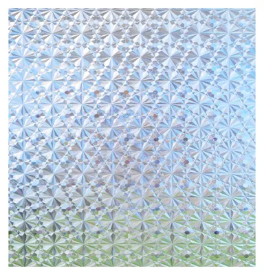 Fensterfolie Retro-3D-Effekt, blickdicht, 105x200 cm, selbstklebend