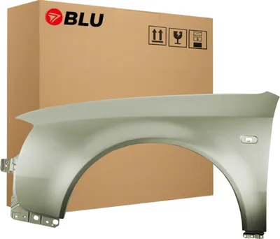 Produktbild von BLU Kotflügel Passend für Audi A6 C5 LY7Q Links Silber AtlasGrau | 1997-2001 | Vorderseite Vorne | Lackiert | Einbaufertig