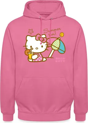 Produktbild von Spreadshirt Hello Kitty Am Strand Summer Sun Uni Hoodie, 3XL, Pink