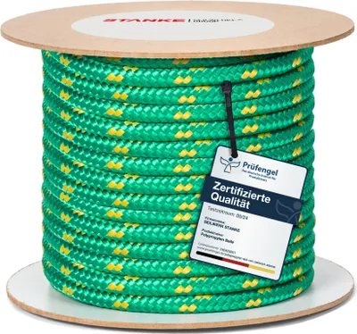 Immagine prodotto di Seilwerk STANKE Corda polipropilene verde 4 mm 30m - Spago per orto, per tende, da campeggio - Corda resistente per esterno ai raggi UV