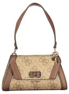 Produktbild von Guess Karnilla Logo Shoulder Bag In Lattee For Women – 27x15x8 CM / Lattee