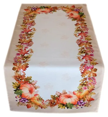 Produktbild von Tischdecke Tischläufer Druck Herbstfrüchte 40 x 90 cm