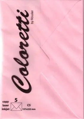 Immagine prodotto di Busta Coloretti C5 confezione da 5 pezzi Rosa