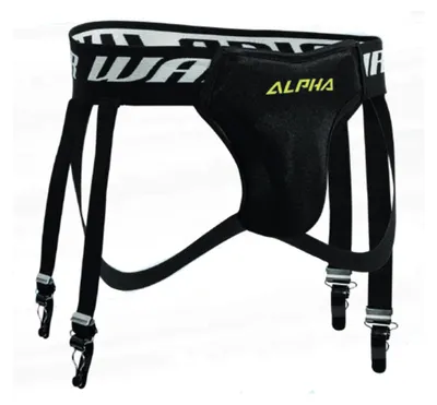 Produktbild von Warrior Alpha Garter Suspensorium Schwarz L-XL Frau Schwarz L-XL