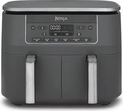 Produktbild von Ninja Dual Zone Heißluftfritteuse DZ300EU , (2.470 Watt, 2 Körbe je
