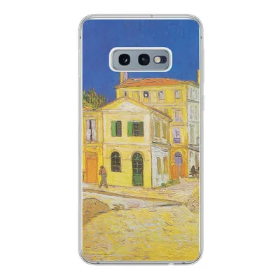 Produktbild von MuchoWow® Handyhülle Schutzhülle Hülle für Samsung Galaxy S10e Das gelbe Haus - Vincent van Gogh Silikon Softcase Handy Hülle - Handy