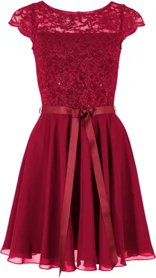 Produktbild von Cocktailkleid aus Spitze und Chiffon