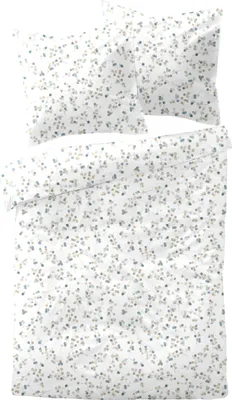 Produktbild von Dormisette Mako-Satin Bettwäsche-Garnitur Dessin 04424 Farbe 040 - 135x200 + 80x80 cm