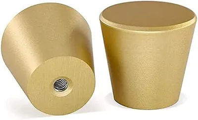 Produktbild von 4er-Set goldene Schrankknöpfe, Vintage-Schrankknopf LS745GD, Möbelgriffe, goldene Schubladengriffe, Küchengriffe, Schranktürgriffe