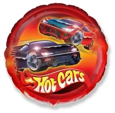 Zdjęcie produktu dla Balon foliowy Samochody Hot Cars 45cm - Flexmetal