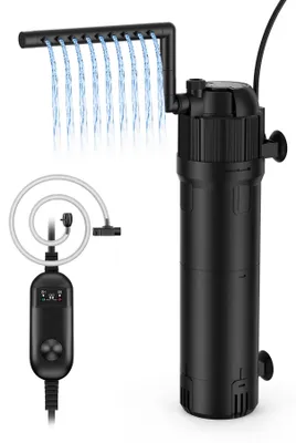 Zdjęcie produktu dla Filtr UV-C do akwarium, moc 8 W, przepływ 800 l/h, regulowany, z timerem, do wody słodkiej i słonej