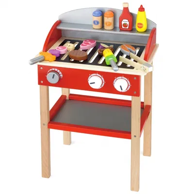 Produktbild von VIGA Großer Holzgrill mit Zubehör