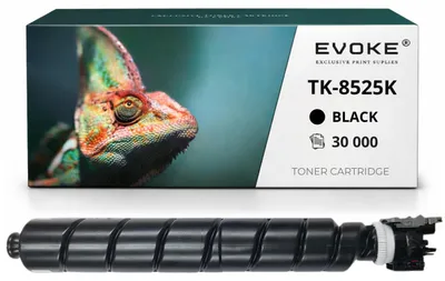 Image de Cartouche de toner compatible Evoke pour l'imprimante Kyocera TK8525K EKY508 TK-8525, noire, rendement de 30 000 pages, compatible avec les modèles TASKalfa 4052ci et 4053ci, Image générée par une IA