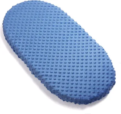 Produktbild von Navy Blue Minky Spannbettlaken mit Gummiband 80x40cm