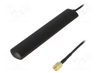 Produktbild von 1x Antenne 2dBi WiFi Montage: für B 50Ω f: 2400÷2483,5MHz L: 3m WIFI-ANT063 WiFi/