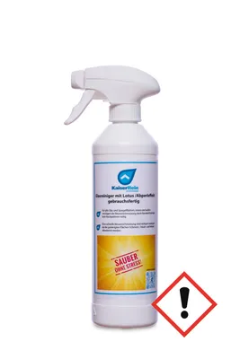 Produktbild von Glasreiniger mit Lotuseffekt (Abperleffelt) Spray 0,5L 500 ml Gebrauchsfertiger Scheiben-Reiniger