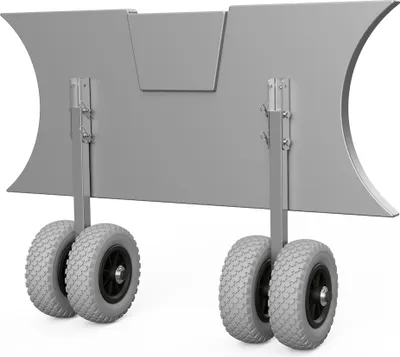 Produktbild von Heckräder Slipräder Transporträder Edelstahl SUPROD EW200, grau/schwarz