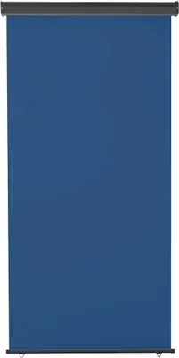 Image de vidaXL Store latéral de balcon 125x250 cm bleu