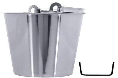 Produktbild von CONTACTO Eimer ohne Bodenreifen, Inhalt: 7,00 Liter, Höhe: 240 mm, ø: 255 mm
