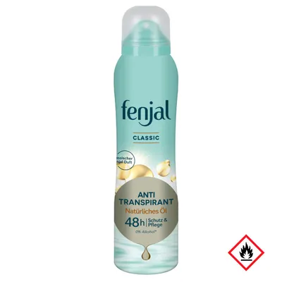 Immagine prodotto di Fenjal Spray antitraspirante 48h Classic con olio naturale 150ml