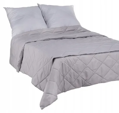Image de Polskie Tkaniny Couvre-lit Pikowana Dwustronna Gris 140x220