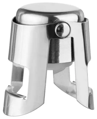 Produktbild von Hermetischer Stopfen für Flasche Secret de Gourmet Cava Silber Edelstahl