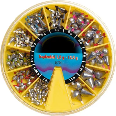 Produktbild von Perca Original Tropfenblei-Sortiment (1,0-13,0 g)