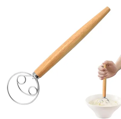 Produktbild von Deeggarde Dänische Küchenschaufel - Edelstahl - Eichenholzgriff - 33,7 cm - Für Brot, Kuchen und Pfannkuchen