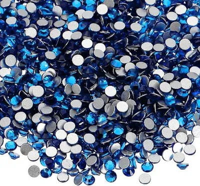 Obrázek produktu pro Skleněné kamínky 20–21 mm, modré, doplňky pro kutily