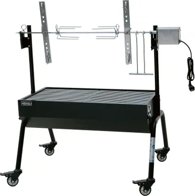 Produktbild von Hohlzkohlegrill mit Elektrospieß "Senator" - Schwarz