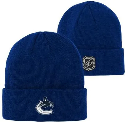 Produktbild von Vancouver Canucks NHL Strickmütze für Kinder, Wintermütze mit Bündchen