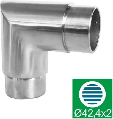 Produktbild von Eckbogen 90° Edelstahl V2A 42.4x2mm Hand