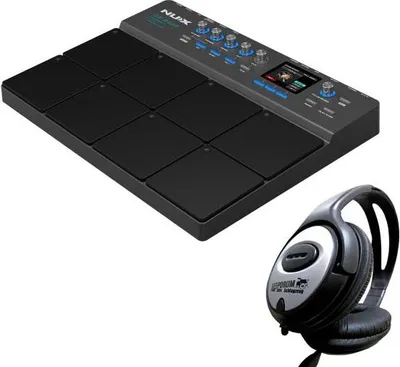 Produktbild von Nux Percussion Pad DP-2000 E-Drum mit Kopfhörer