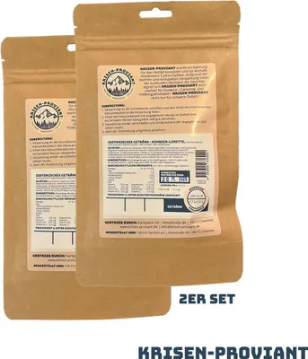 Produktbild von Krisen-Proviant 2er-Set isotonisches Getränk Himbeer-Limette 2 l 5 Jahre haltbar